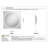 19.625" x 19.625" 3D Wall Panel In White (1-Pack)