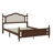 Wood Bed Frame Queen Size, Transitional Platform Bed