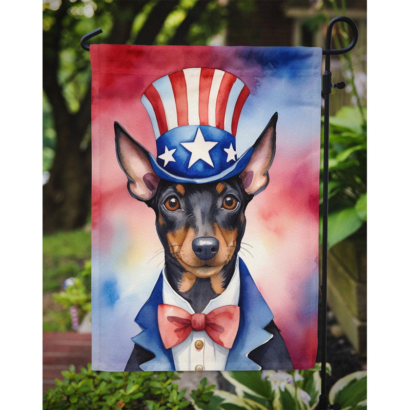 Drapeau patriotique du jardin américain, Manchester Terrier