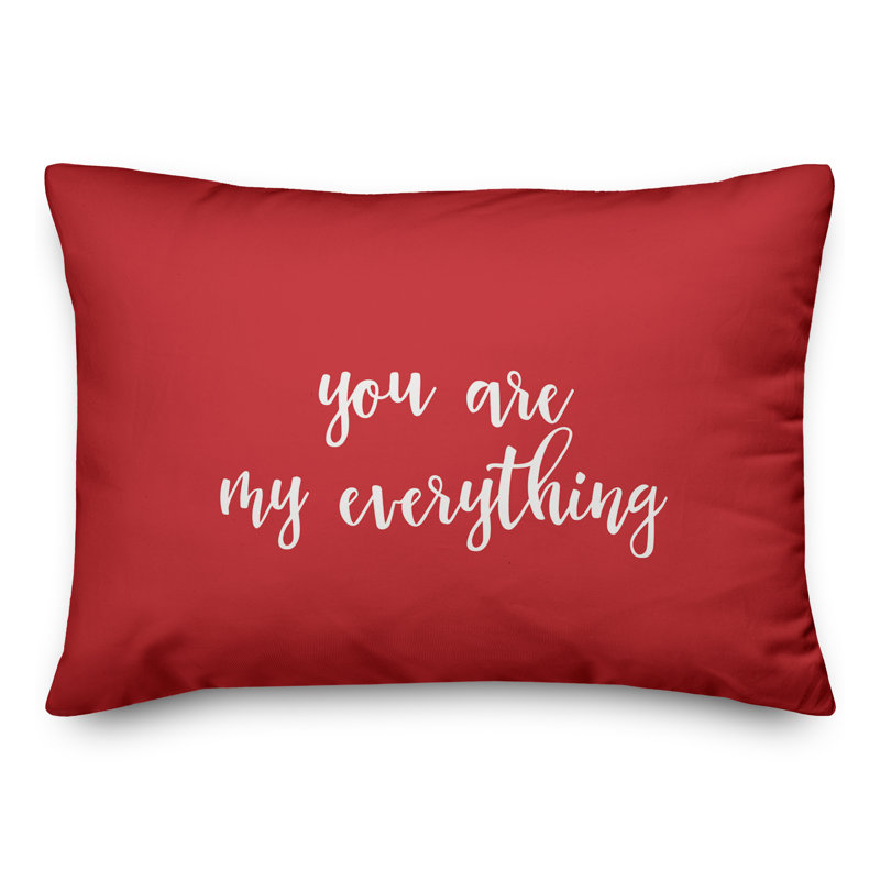  Coussin You Are My Everything, Rouge
