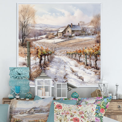 " Vineyard Charm In Winter I "