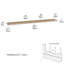2 corniches en bois massif 2 pièces-66235720