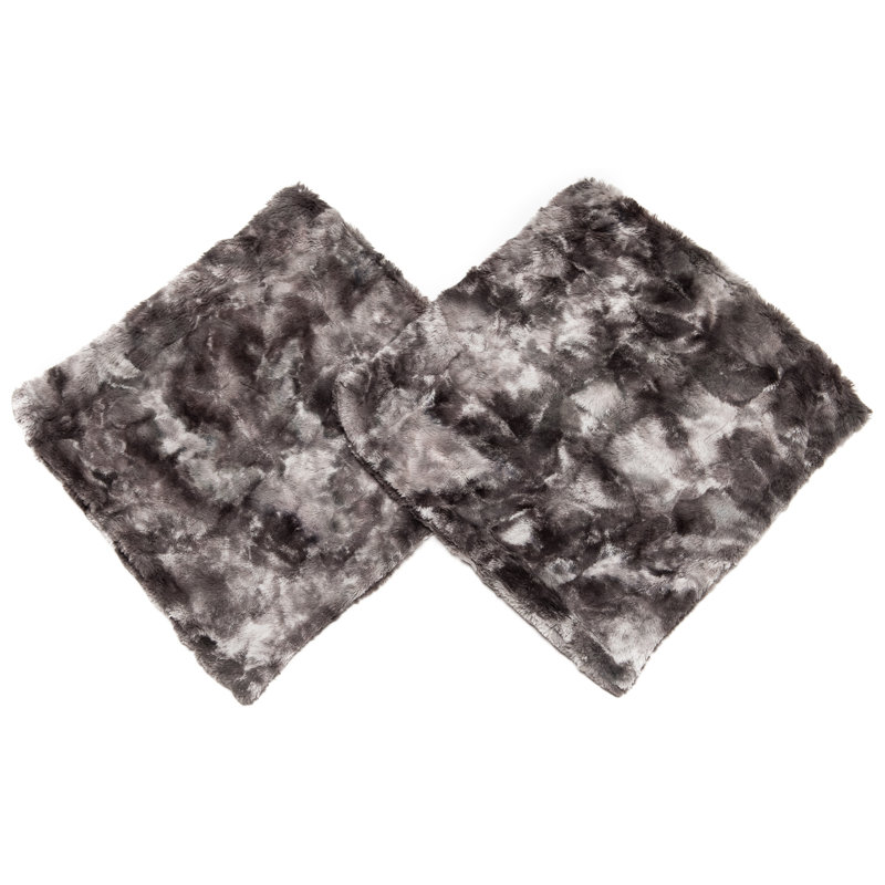 Super Soft Square Pillow Cover, Grey