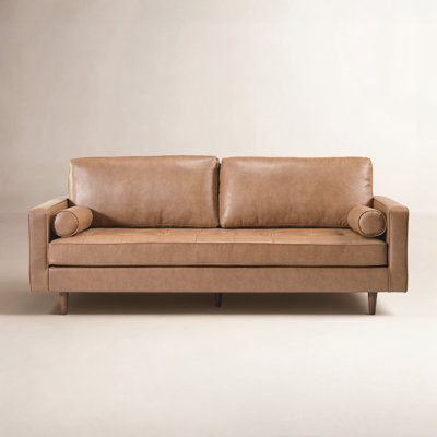 Geo 84" Vegan Leather Sofa