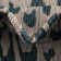 Teal Samburu Indoor/Outdoor Safari Rug