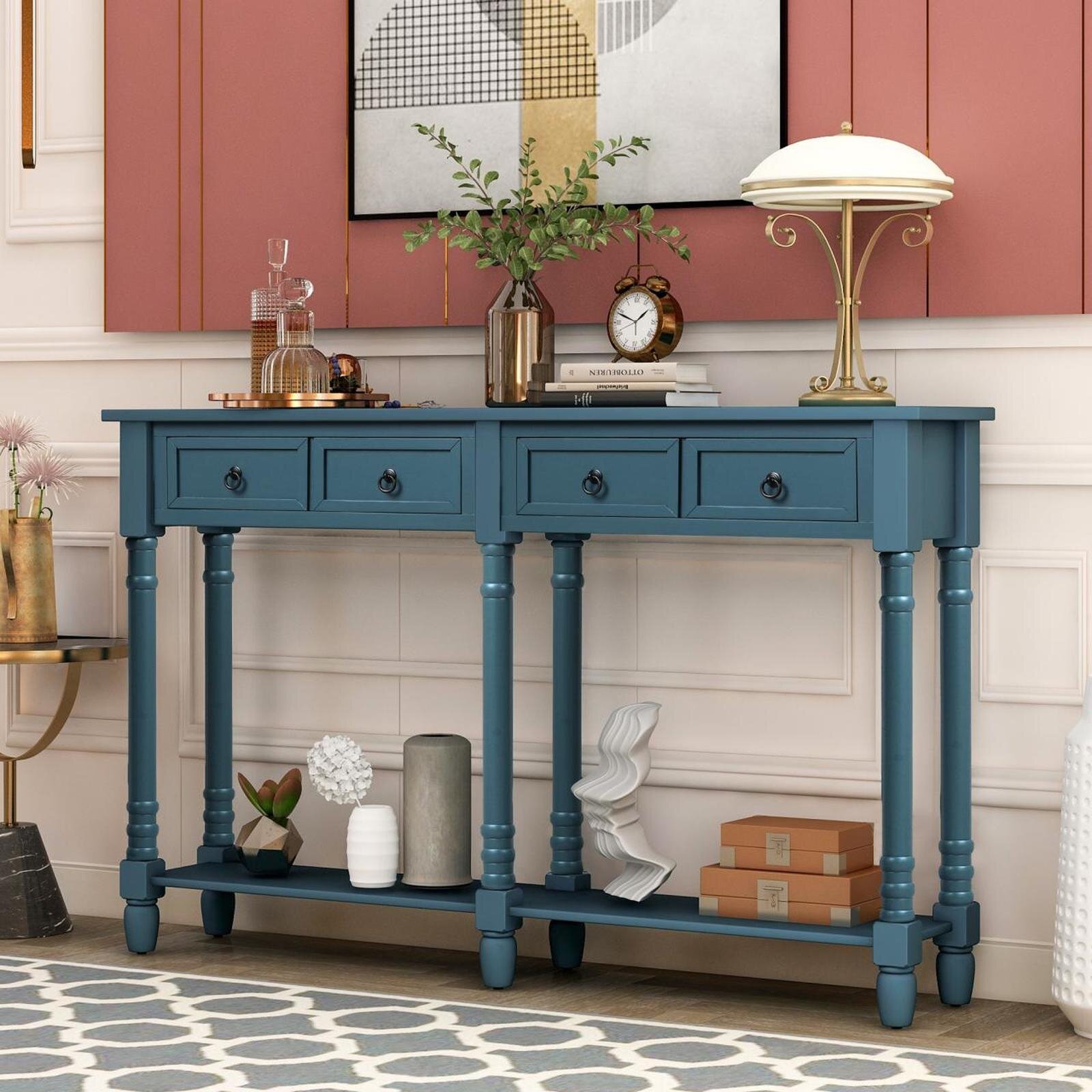 Rosecliff Heights Whitted 57.9'' Console Table | Wayfair