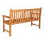 Wheeler Solid Wood Teak Outdoor Bench