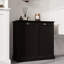Armoire de trieur de linge inclinable à deux compartiments-286265901