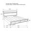 Lit plateforme très grand avec rangement à 2 tiroirs May-918315345-918315359