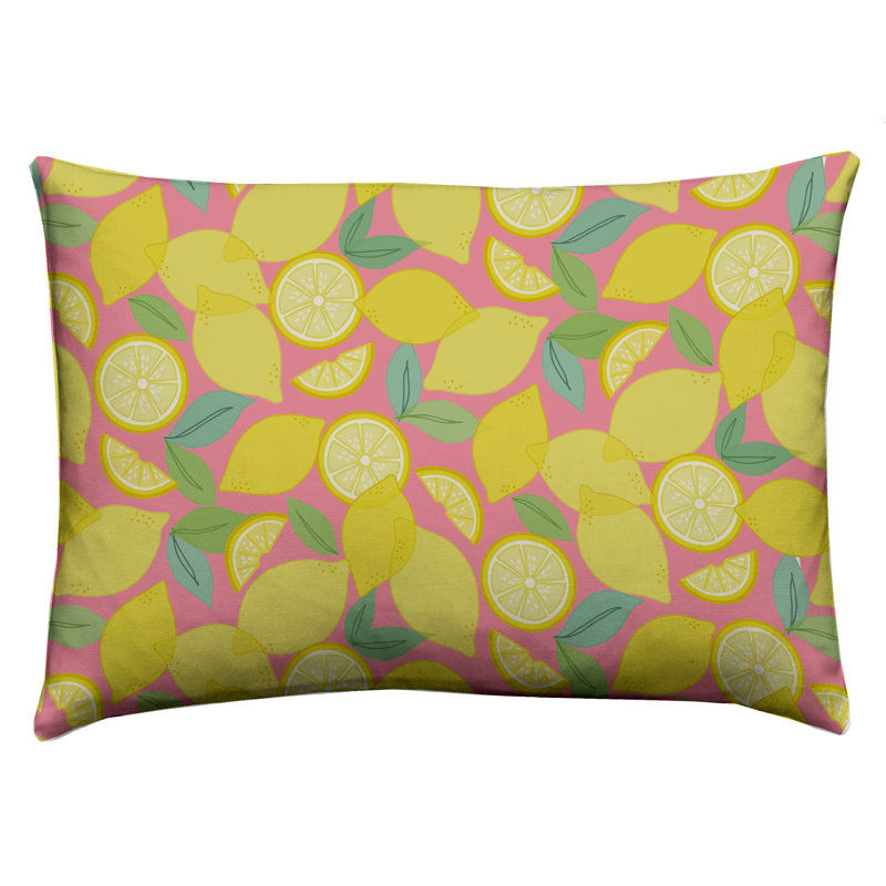 Adamczyk Floral Rectangular Cushion