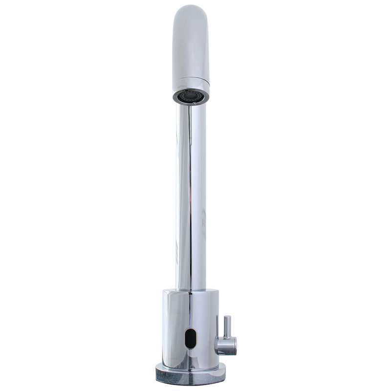 Sensorflo Gooseneck AC Powered Wall Mounted Bathroom Faucet