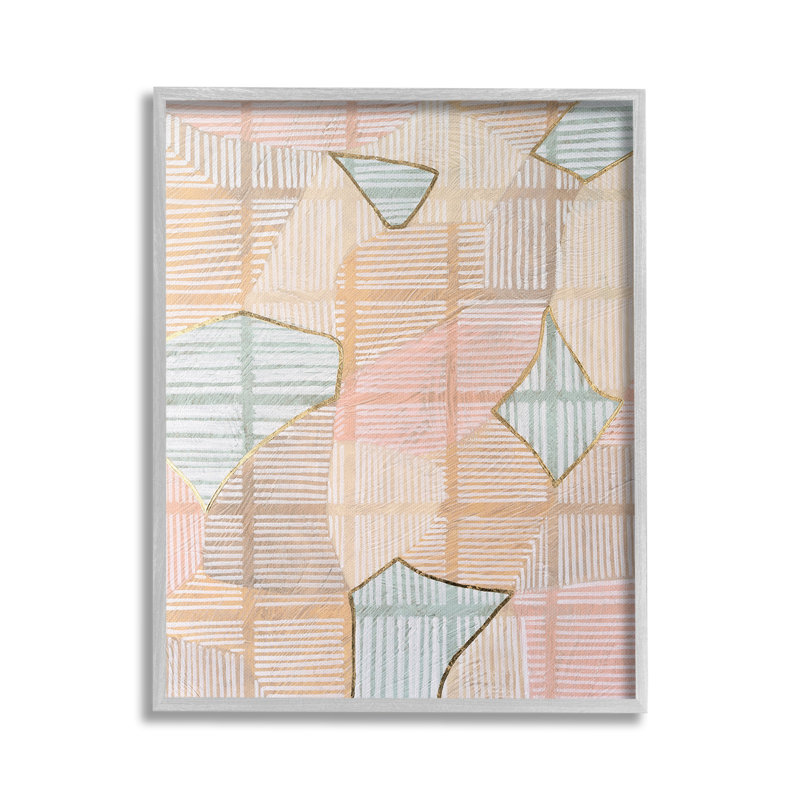 "Cadre photo à motif pastel" par Vanna Lam sur toile, H 20 po x l 16 po