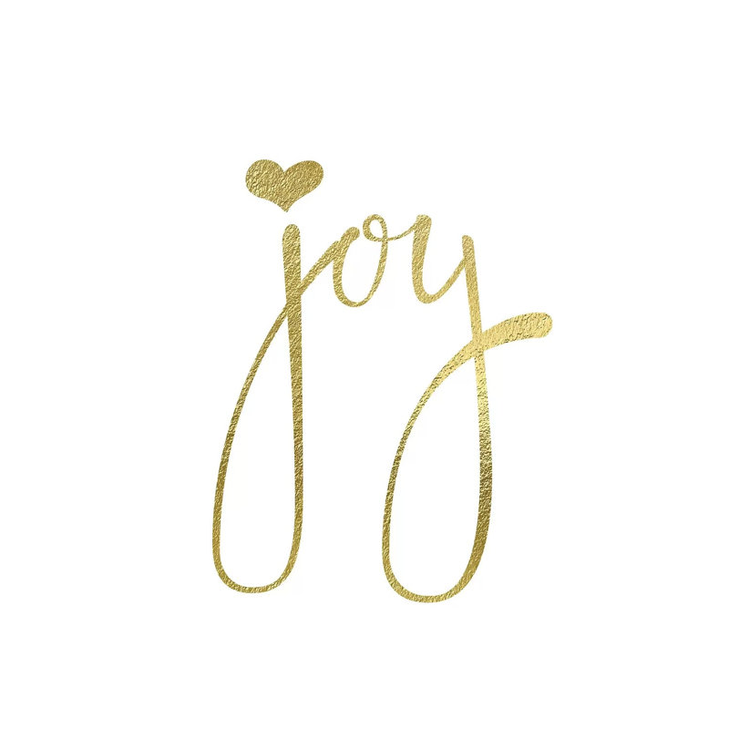 «Joy Heart» par Nikki Chu - impression, H 37 po x l 37 po x P 1,5 po, Toile tendue