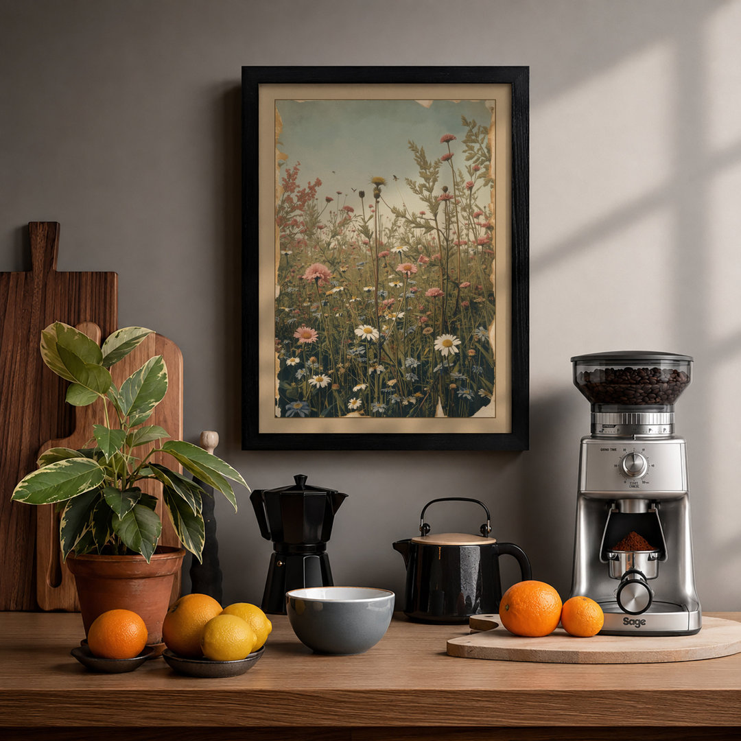 Wildflower Meadow Botanical - Framed Print