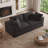 Boneless Large Modular Sectional Sofa,Convertible 3-Seater Floor Couch,No Assembly Required & Boxed Delivery,Plush With Pillows,Modern Minimalist In White-1724261902-1724261900-1724261899