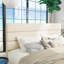 Lit plateforme Elison avec tête de lit tapissier en tissu et lattes en bois-816442015-885118099