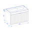 791cm Wall Mounted Single Bathroom Vanity Base Only-1042909158