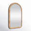 Brienne Arch Raffia Beveled Mirror