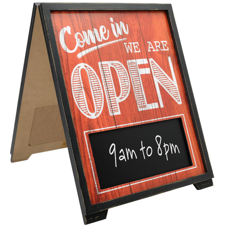 A-Frame Open/Closed Sign