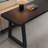 Modern Rectangular Solid Pine Wood Writing Desk
