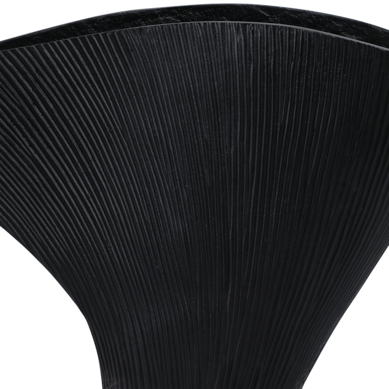 Vase de table en aluminium Karly , H 9 po x l 16 po x P 4 po