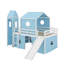 Lit mezzanine double avec tour-2034751889
