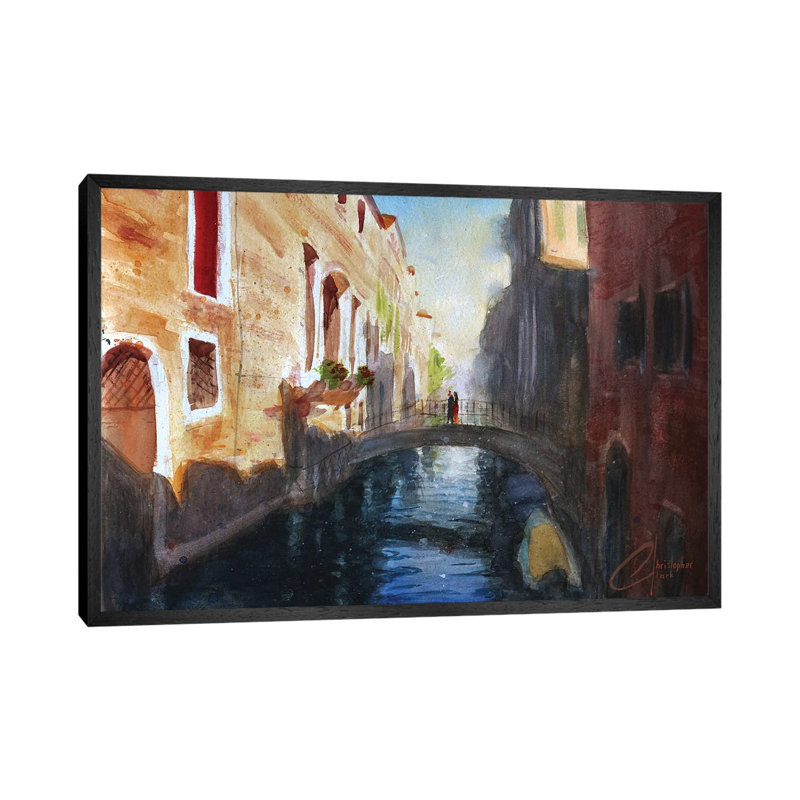 Venice, Italy - Romance by Christopher Clark - Floater Frame Gallery-Wrapped Canvas Giclée on Canvas, 66.04 cm H x 45.72 cm W