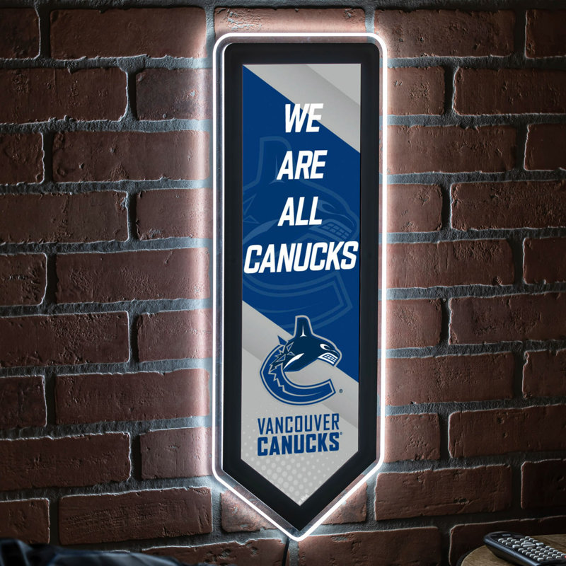 Enseigne murale NHL Team Pennant, Canucks de Vancouver