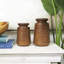 Ensemble de vases décoratifs en bois Islah