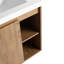 Meuble-lavabo moderne avec lavabo double, fixation murale, lavabo 48 po - Design luxueux