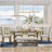 6-Piece Farmhouse Dining Table Set with 72" Wood Rectangular Table and Bench