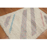Cazeault One-of-a-Kind 4' X 6' Wool Area Rug in Beige