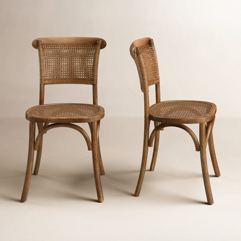 Dain Cane Side Chair, Brown