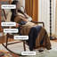 Chaise berçante de salon en bois massif