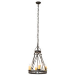 Greenbriar Oak 4 - Light Chandelier