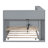Dumbarton Erby Wood Bookcase Storage Bed with Trundle,Storage Shelf and USB Charging Ports-708367277-708367274