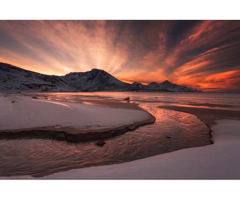 Sunset Canvas Print, 76.2 cm H x 50.8 cm W