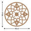 Mabella Metal Wall Clock-124007936
