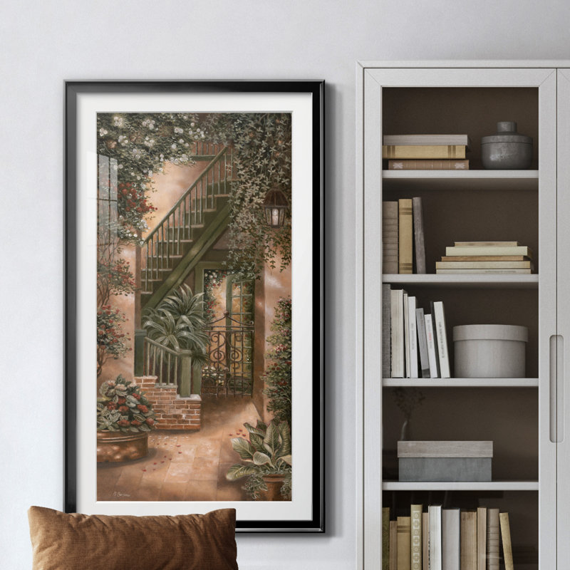 Royal Street I - photographie avec cadre photo, Noir, H 22,5 po x l 42,5 po x P 1,5 po