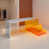 Orange / argenté