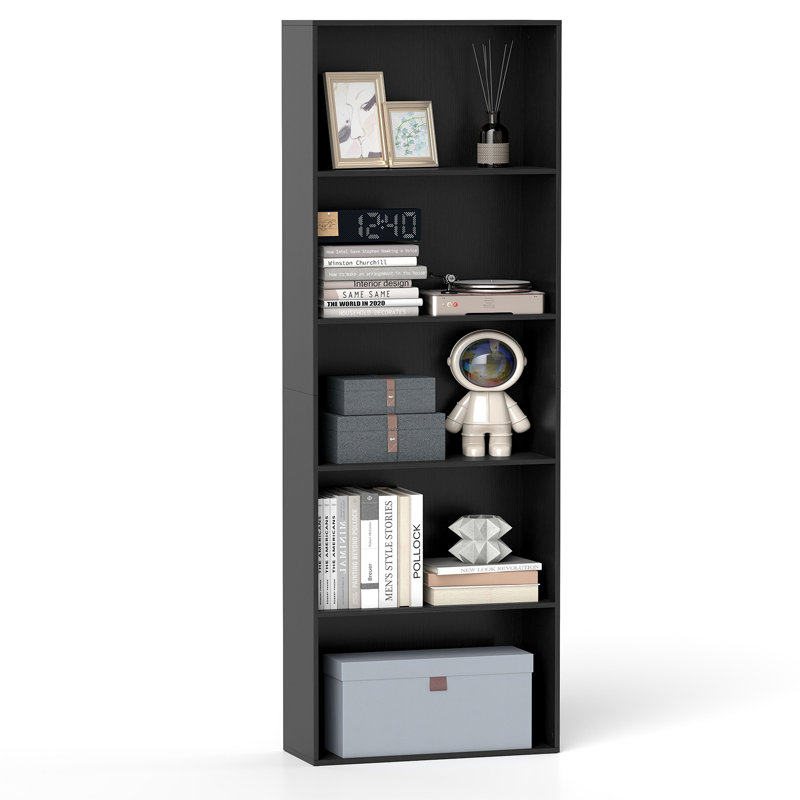 Bibliothèque standard H 67 "x l 23,5" Asuman, Noir