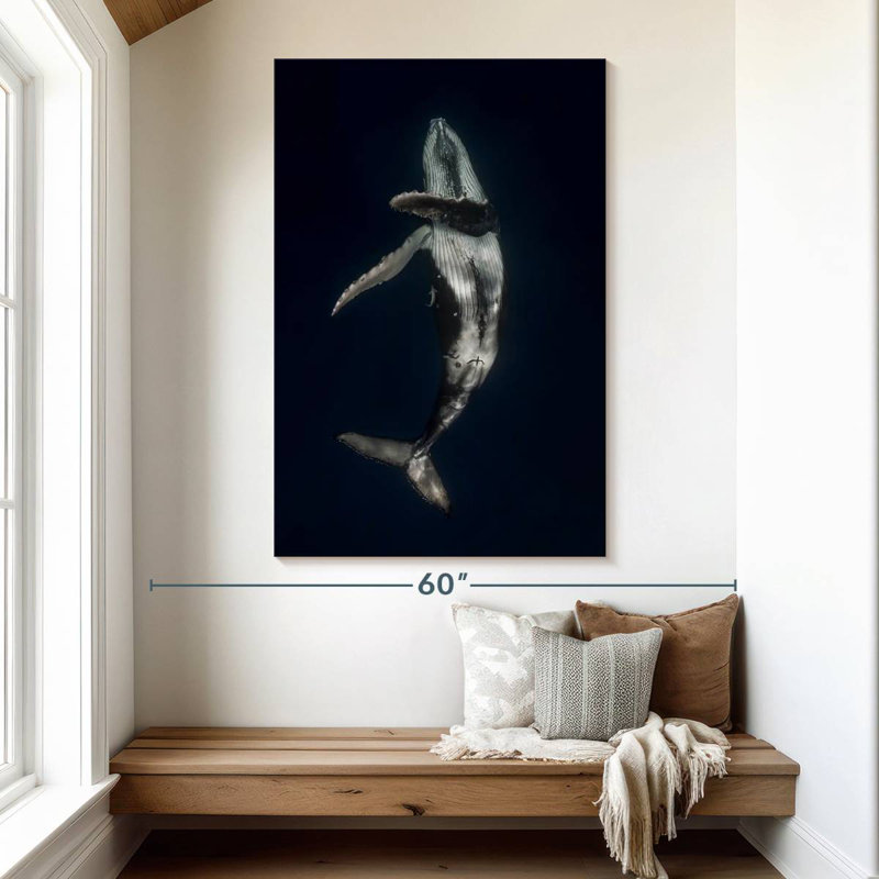 Brampt Dancing Humpback Whale, 51" H x 34" W