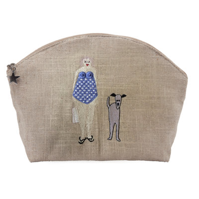 Organisateur de maquillage Bathing Lady and Dog