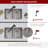 STYLISH Builder Avila 29" Dual-Mount 50/50 Double Bowl 18-Gauge T-304 Stainless Steel Kitchen Sink with 2 Grids and 2 Strainers