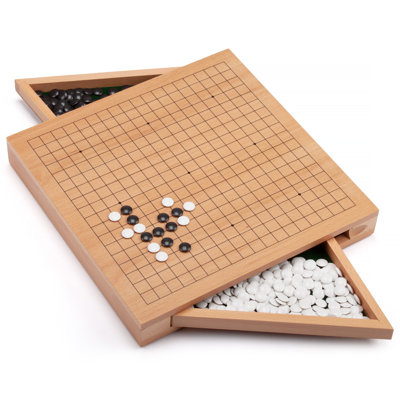 Ensemble de jeu de société en bois avec tiroirs GSE
