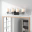 Aalin 4 Light Frosted Dimmable Vanity Light-2059220100