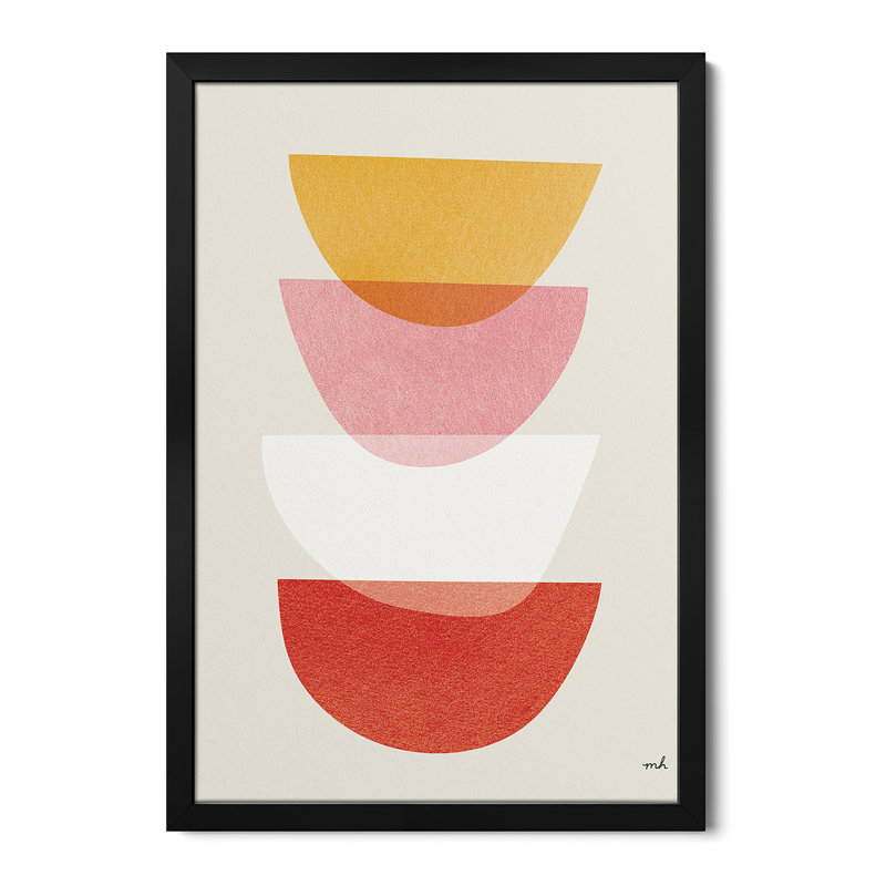 Balance III Warm - reproduction d'art murale - affiche de galerie, H 32 po x l 24 po