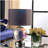 18.75-Inch Artie Orb Iridescent Chrome Table Lamp