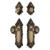 Nostalgic Warehouse Victorian Entry Set with Meadows Knob