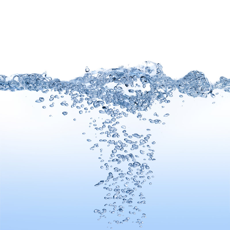 Blue Bubbles - Wrapped Canvas Print, 51cm H x 51cm W x 3.8cm D
